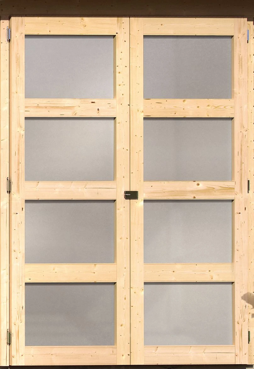 Karibu Tuinhuis Mühlentrup 2 Scandinavisch Vuren 428 x 310 cm - Afbeelding 8